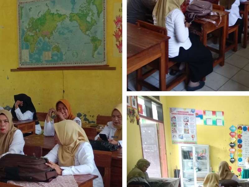 KEGIATAN RUTIN KELOMPOK KERJA GURU ( KKG ) GUGUS 3 KEC.BANYUGLUGUR